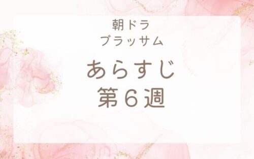 ブラッサムあらすじネタバレ第６週