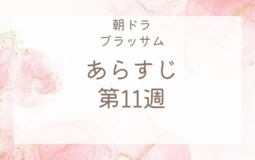ブラッサムあらすじネタバレ第11週