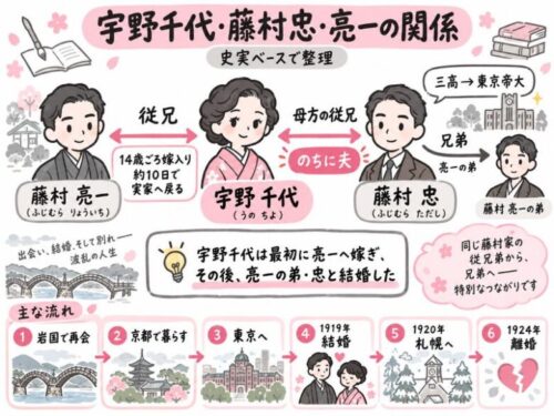 宇野千代と藤村家
